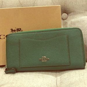 Green Coach Wallet